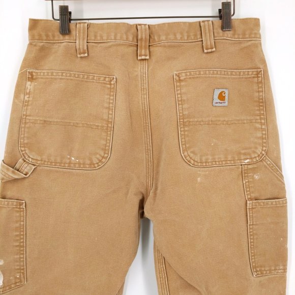 Vintage Carhartt Dungaree Distressed Work Pants 34 - Picture 7 of 9